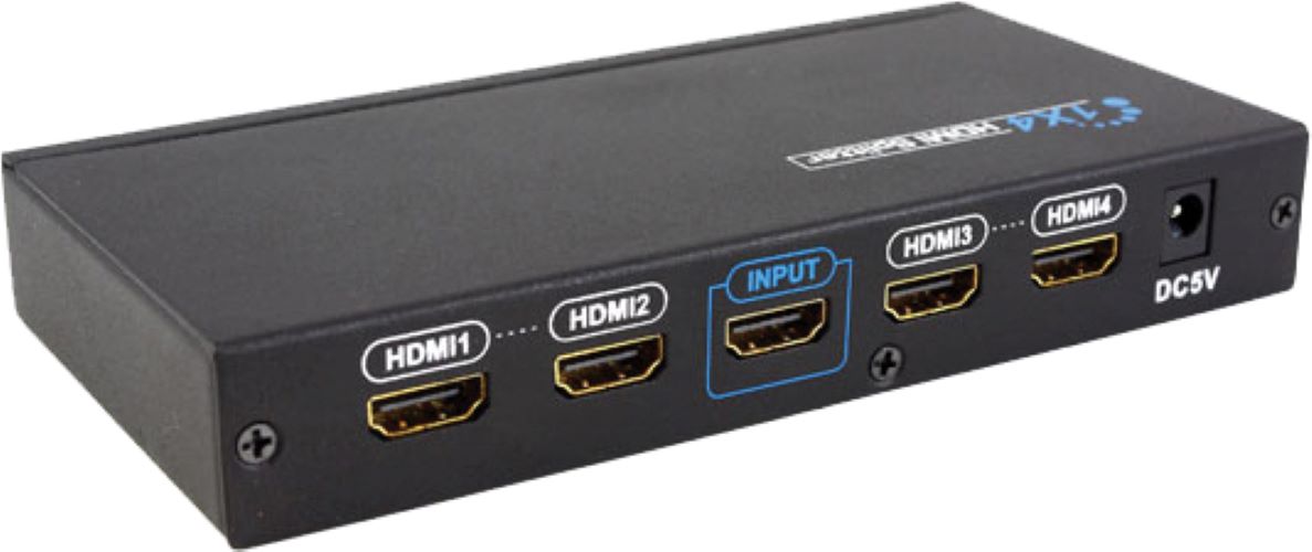 מפצל HDMI  ל-4 מסכים MASTER CABLE . 