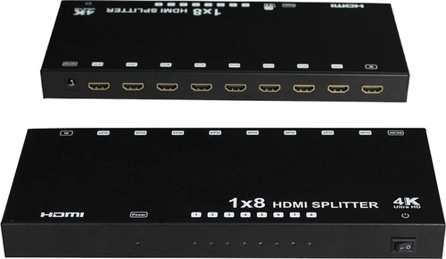 מפצל HDMI  ל-8 מסכים MASTER CABLE . 