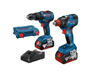 סט מברגה/מפתח רטיטה + מקדחה/מברגה רוטטת BOSCH 18V 