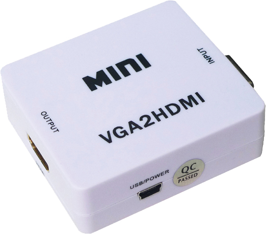 ממיר שקע VGA IN  לשקע HDMI OUT.