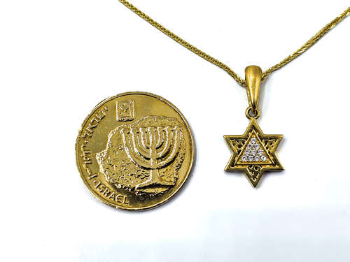 מגן דוד פיליגרן זרקונים