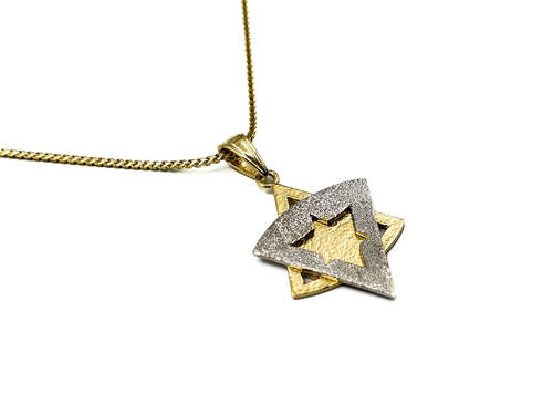 מגן דוד צהוב לבן