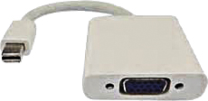 כבל /מתאם MINI DISPLAY PORT ל-VGA-MINDP)VGA)