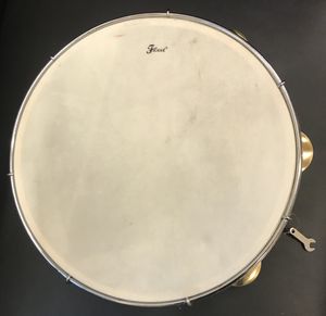 תוף יד 30 ס"מ עם ברגי כיוון ו 12 זוגות מצלצלים FLEET TKDB-126 BRASS