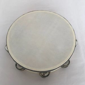 טמבורין "8 מעץ עם עור ו 6 זוגות מצלצלים MORATTI t8-6 with head