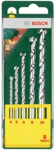 סט 5 מקדחי וידיה לבלוק ואיטונג 2607019438 BOSCH X LINE