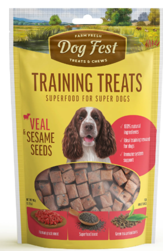 חטיף אילוף superfood עם עגל וזרעי שומשום 90 גרם מבצע 10 ב-130 ש