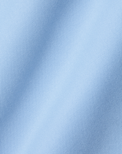 חולצה כחולה גזרת קלאסיק  - Sky blue non-iron twill cutaway classic fit shirt