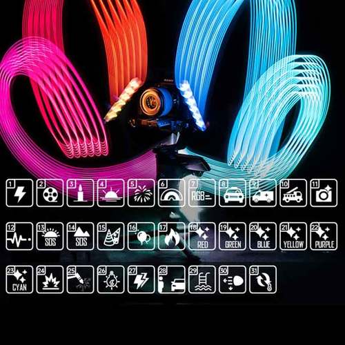תאורת סטודיו לד Yongnuo YN 120 RGB