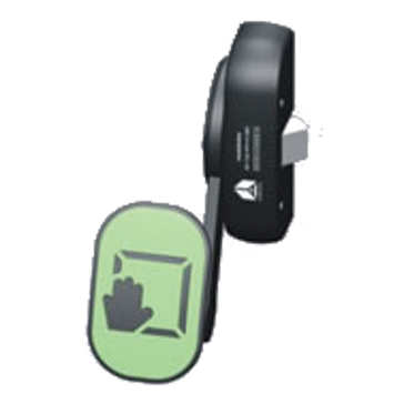 ידית בהלה PUSHPAD 411 צד אחד שחור