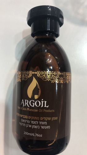 שמן שקדים מתוקים בכבישה קרה מבית Argoil - נפח 200 מ''ל