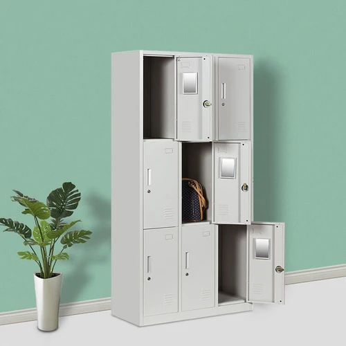 ארון לוקרים מתכת עם תאים לחדרי עובדים