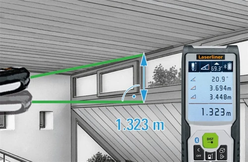 מד טווח לייזר 70 מטר Laserliner 080.837A Laser Range Master Gi7 Pro	