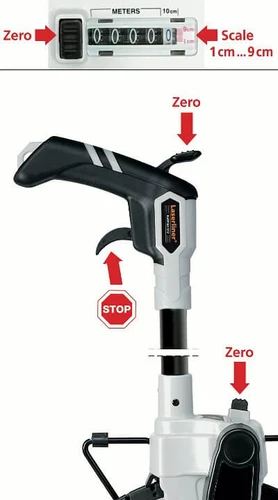 Roll Pilot S12 - גלגלת מדידה אנלוגית עד 9,999 מ' גלגל גדול Laserliner 075.005A