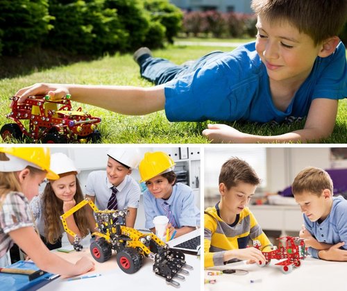 מהנדס צעיר - מסוק אדום (96 חלקים)  מבית ALEXANDER