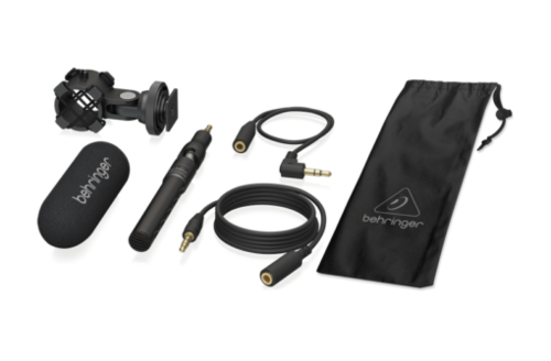  מיקרופון קונדנסר למצלמה עם מחבר Behringer VIDEO MIC PL3.5