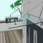 פלס אלקטרוני מקצועי קומפקטי עם ממשק Laserliner 081.265A Bluetooth 