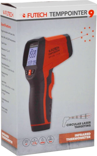 מד טמפרטורה מקצועי אינפרא אדום / לייזר 300.09 - FUTECH