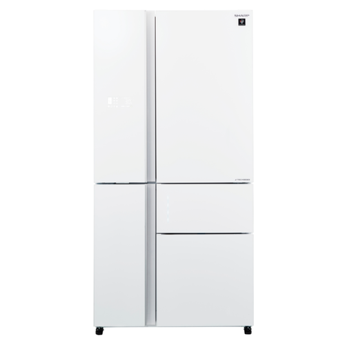 מקרר 661 ליטר שארפ 5 דלתות מקפיא תחתון  דגם SJ-FSR920-WH- זכוכית לבנה