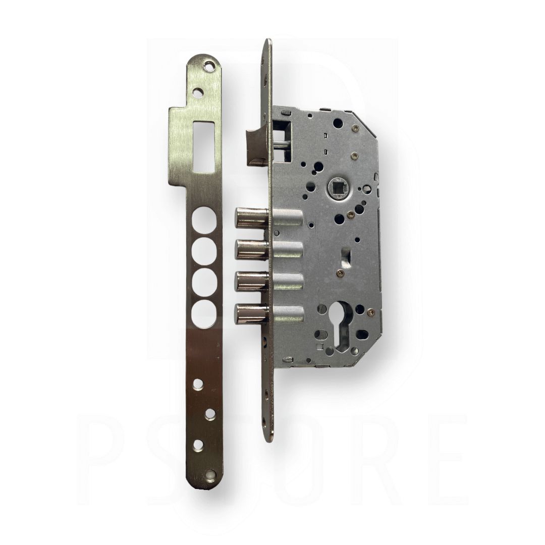 מנעול בטחון 4 פינים 85X50 פינה מעוגלת
