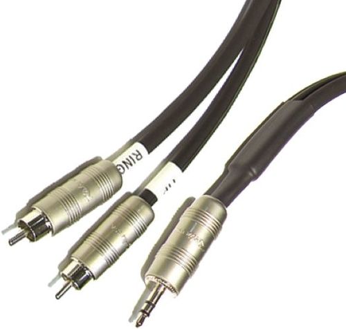 כבל מקצועי AUX ל2RCA באורך כ-2 מטר SKL-852.
