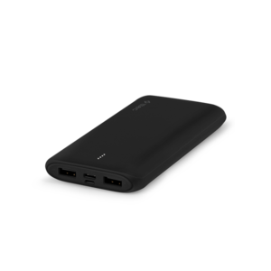 סוללת גיבוי ניידת 10,000mAh כולל חיבור USB-C ושני חיבורי Ttec USB-A