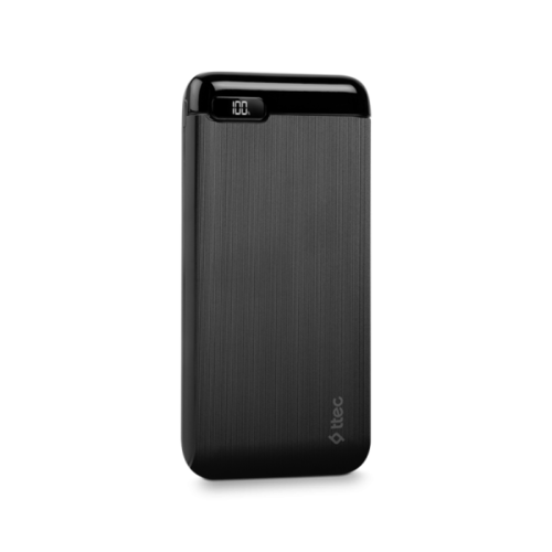 סוללת גיבוי ניידת 10,000mAh כולל חיבור USB-C ושני חיבורי Ttec USB-A טיטק