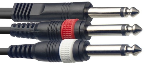 כבל אודיו 3 מטר  1XPL Mono-2XPL Mono