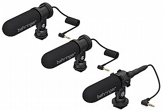  מיקרופון קונדנסר למצלמה עם מחבר Behringer VIDEO MIC MS PL3.5