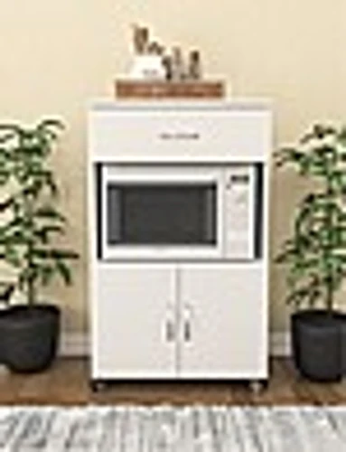 ארונית שרות רב תכליתית Tudu Design בגימור לבן דגם אודליה