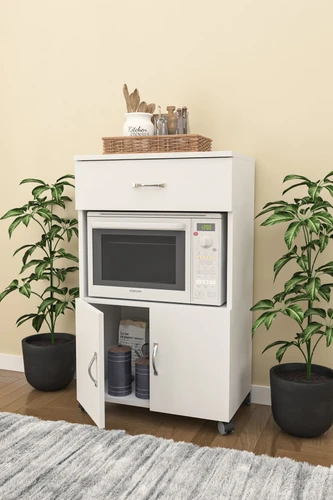 ארונית שרות רב תכליתית Tudu Design בגימור לבן דגם אודליה