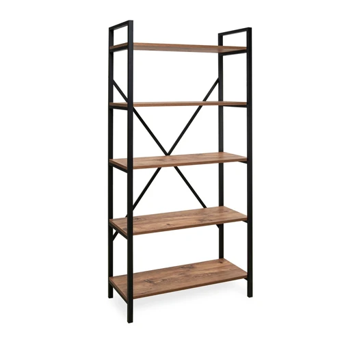 הסט המושלם שולחן כתיבה ועבודה  + כוננית ספריה רחבה Tudo Design טודו דיזיין דגם כרמל - אלמוג