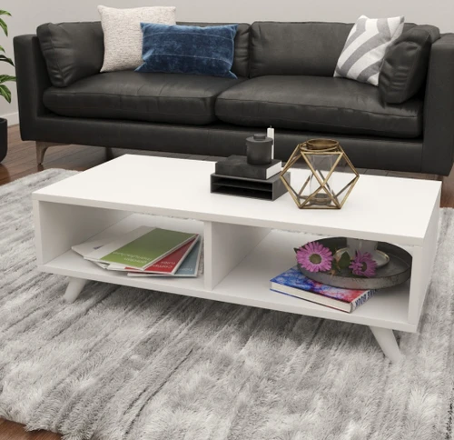 שולחן סלון פרקטי עם 2 חללי אחסון Tudo Design דגם תמרה