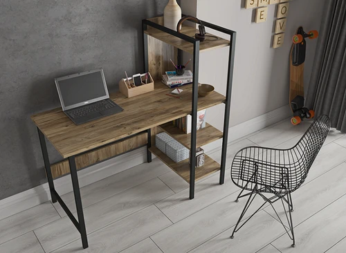 שולחן כתיבה עם מדפי צד דגם גלבוע Tudo Design