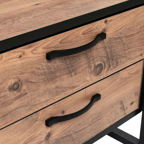 שידת 2 מגירות דגם רועי צבע אורן אטלנטי מבית Tudo Design