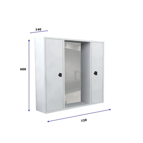 ארונית אמבטיה עם מראה Tudo Design דגם שרתון צבע לבן