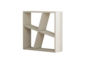 שידה שולחן צד דגם ירדן גוון לבן Tudo Design