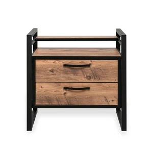 שידת 2 מגירות דגם רועי צבע אורן אטלנטי מבית Tudo Design