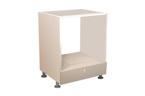 ארון לתנור בנוי וכיריים בצבע לבן דגם ערבה Tudo Design