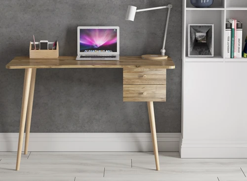 דגם אופיר אטלנטי - מירה  הסט המושלם שולחן כתיבה ועבודה + כוננית ספריה רחבה Tudo Design