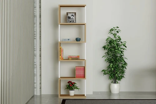 דגם מנטור- נעמה הסט המושלם שולחן כתיבה ועבודה + כוננית ספריה Tudo Design