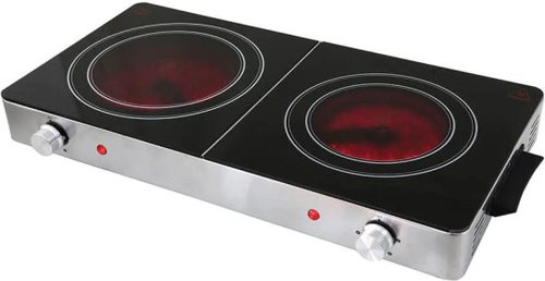 כירה חשמלית קרמית כפולה Hyundai 2100W HAP-102-C6SW