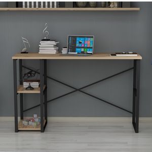 שולחן כתיבה ועבודה עם מדפי צד דגם כרמל Tudo Design