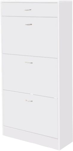 ארון נעליים 3 תאים ומגירה דגם שלהבת מבית Tudo Design