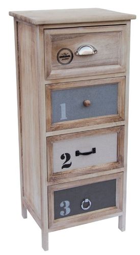 שידת אחסון 4 מגירות דגם ג'ינס מבית טודו דיזיין Tudo Design