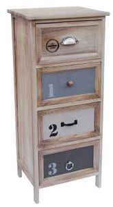 שידת אחסון 4 מגירות דגם ג
