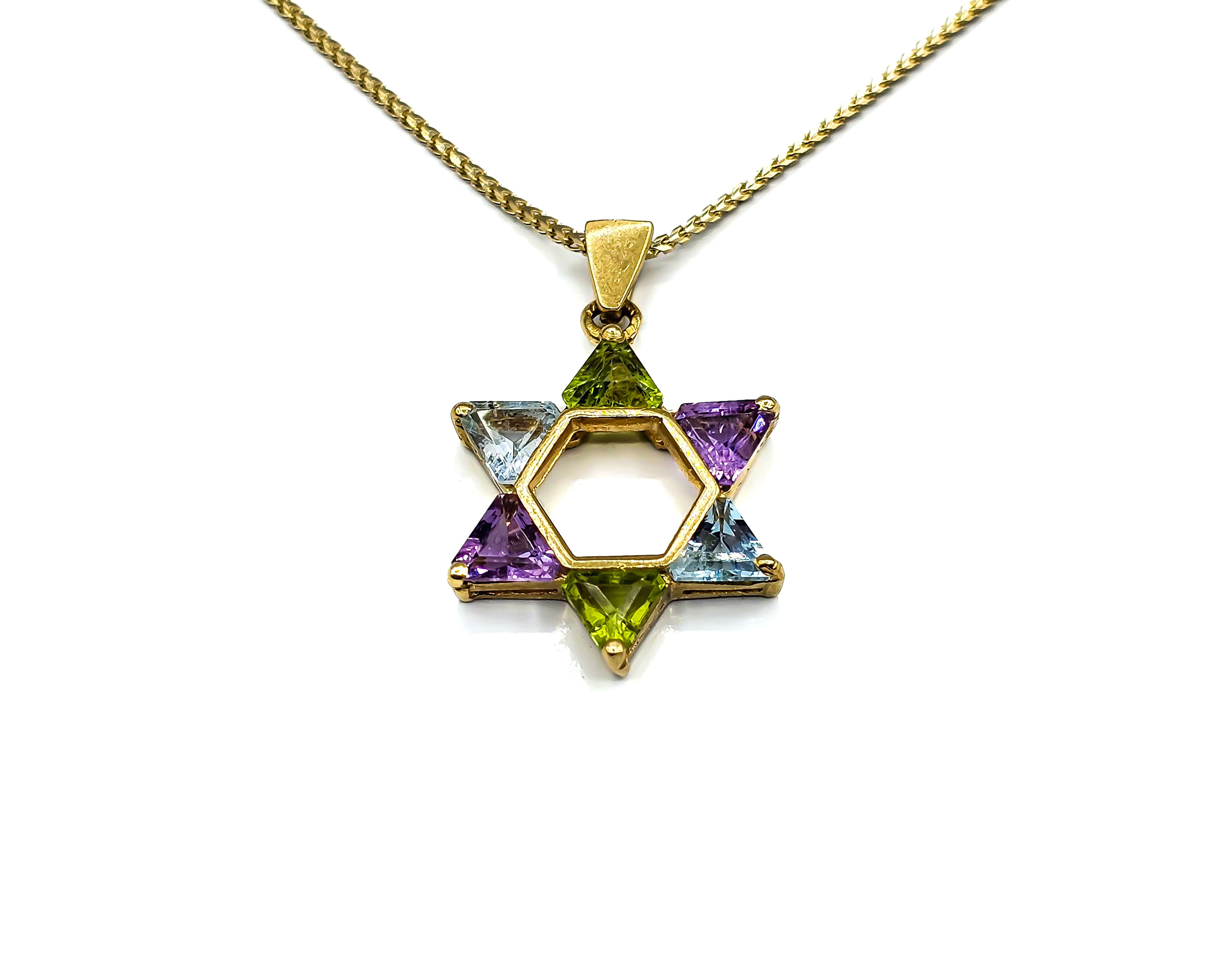 מגן דוד אבני חן