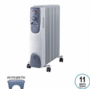 רדיאטור HUG 2,500W לחימום 11 צלעות מבית MATRIX מטריקס