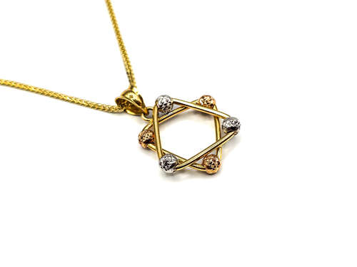 מגן דוד 3 צבעים