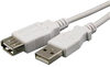 כבל מאריך USB בתקן 2.0V באורך 0.5 מטר.